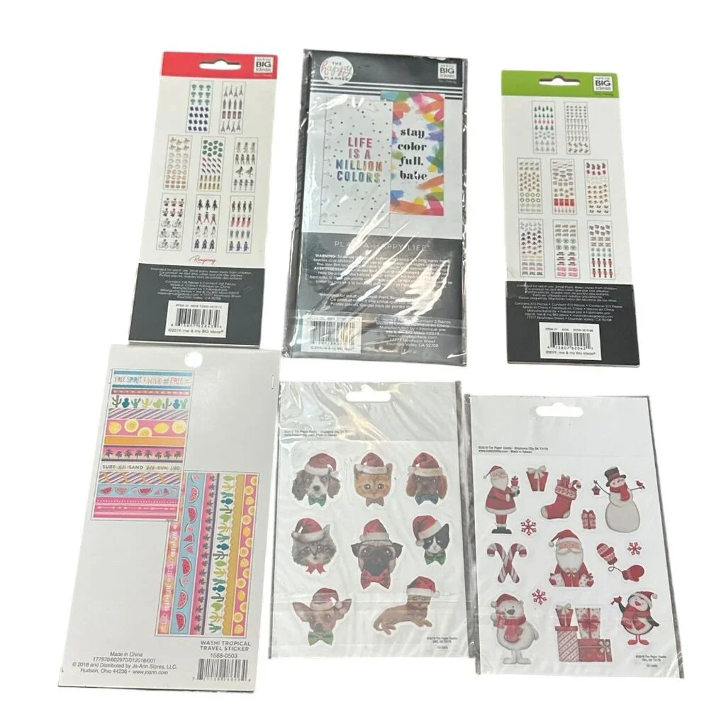 The Happy Planner Sticker Book Lot Mixed Scrapbooking Crafts Planning Holiday